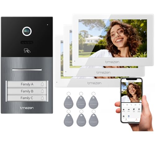 TMEZON Videocitofono Smart 2 Fili Video Citofoni Y70,Tre...