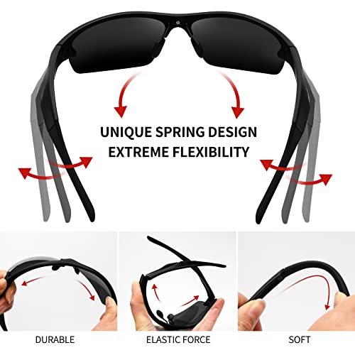 KANASATAL Óculos De Sol Esportes Polarizados oculos corrida Para Masculino Feminino UV400 Ideal Para