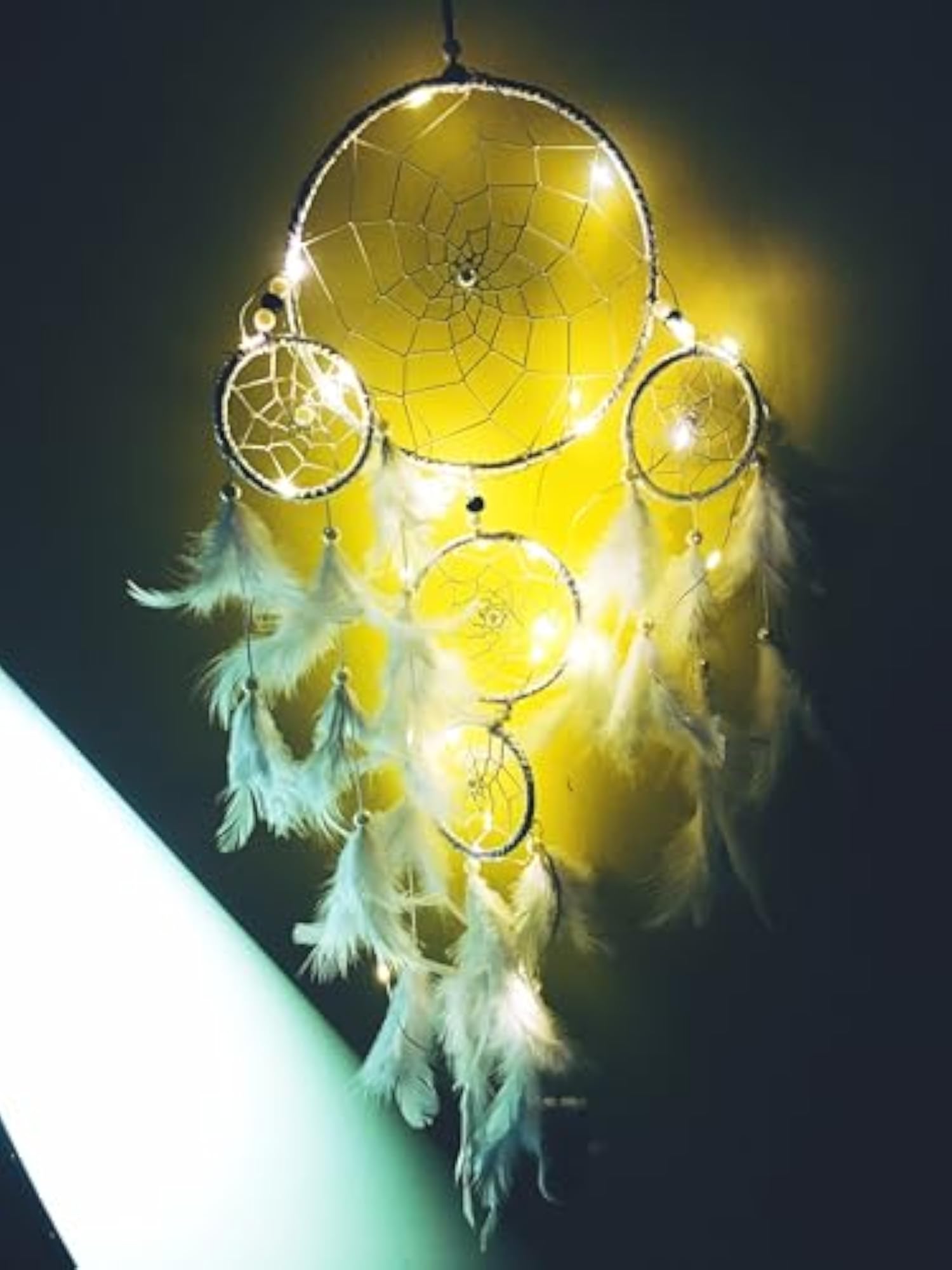 Multicolor Feather Dream Catcher Wall Hanging, Gift