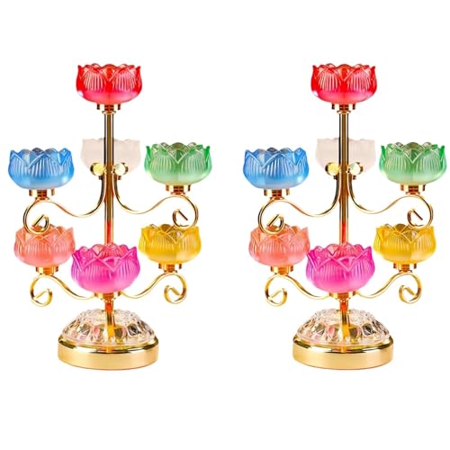 ❣️クリスマス❣️蝋燭 工芸品 2点とローソク台の3点セット Amazon｜JOLIRSBOX 仏具 電池ローソク LEDろうそく 2本セット
