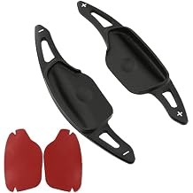 Aluminum Alloy Car Steering Wheel Shift Paddle Extension Sticker for Kia Sportage2020-2022/Sorento2021-2025/Forte GT2020-2024/Carnival Hybrid2025-2026 Black