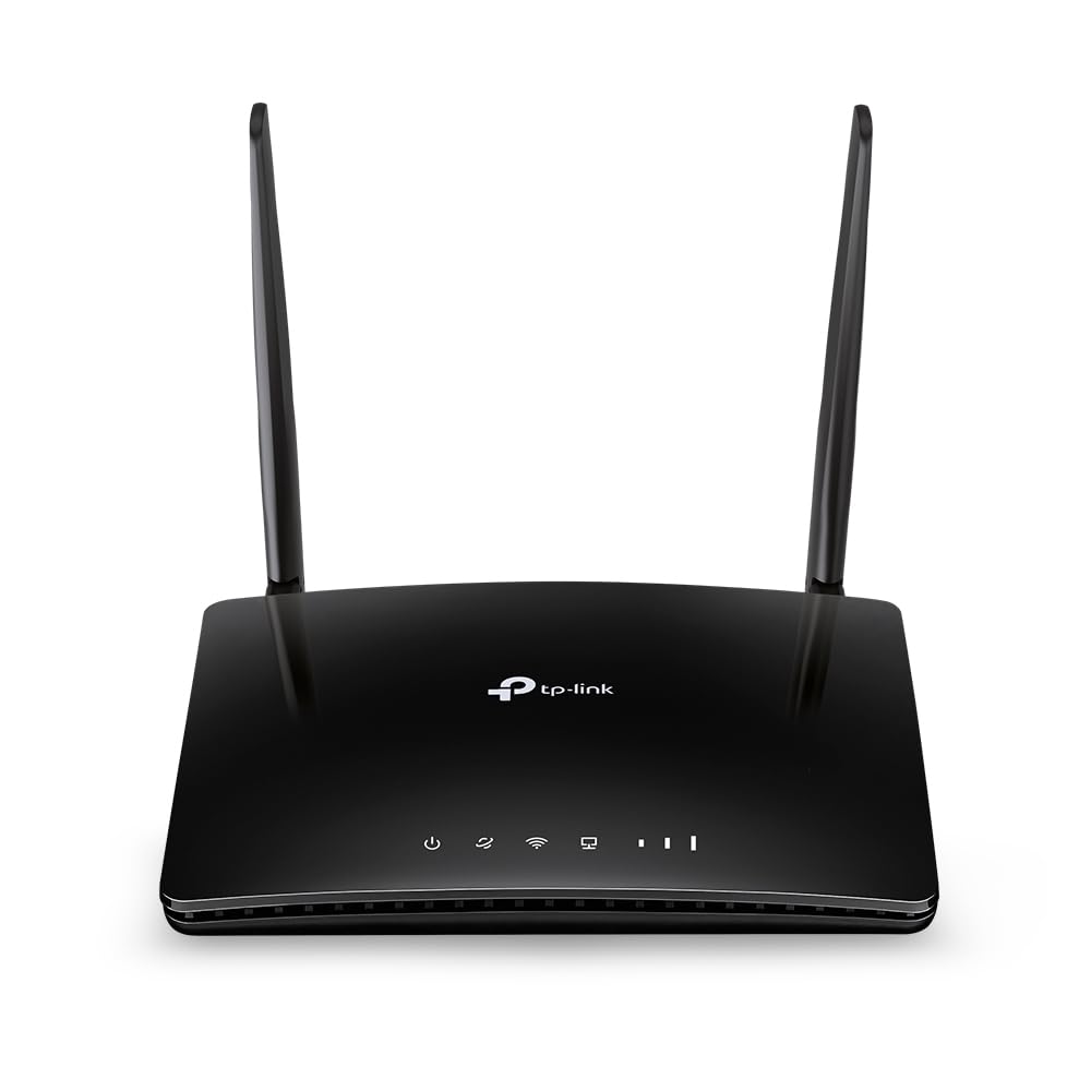 TP-Link Archer MR402 WiFi with SIM, AC1200Mbps Dual Band 4G LTE WiFi Router, 3 LAN Ports and 1 LAN/WAN, Plug & Play, 2 Detachable LTE Antennas, QoS, OneMesh.