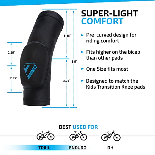 7iDP Transition Kids Elbow Pads - Ages 3-6, No-Strap Lightweight Protection for Biking Scooters, Skateboards, Rollerblades - Image 3