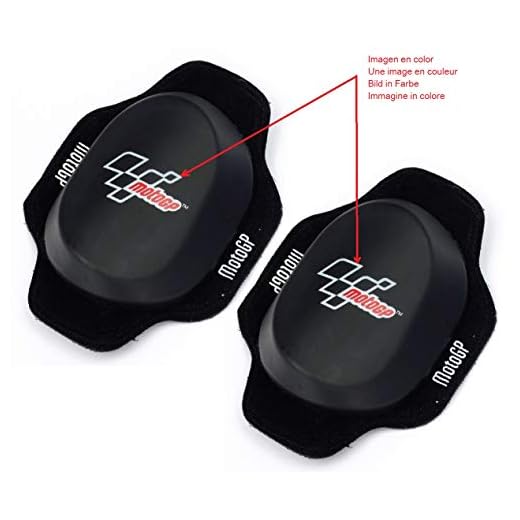 Deslizadera de rodilla para motoristas, rodillera deslizantes carretera circuito competicion slider con logo