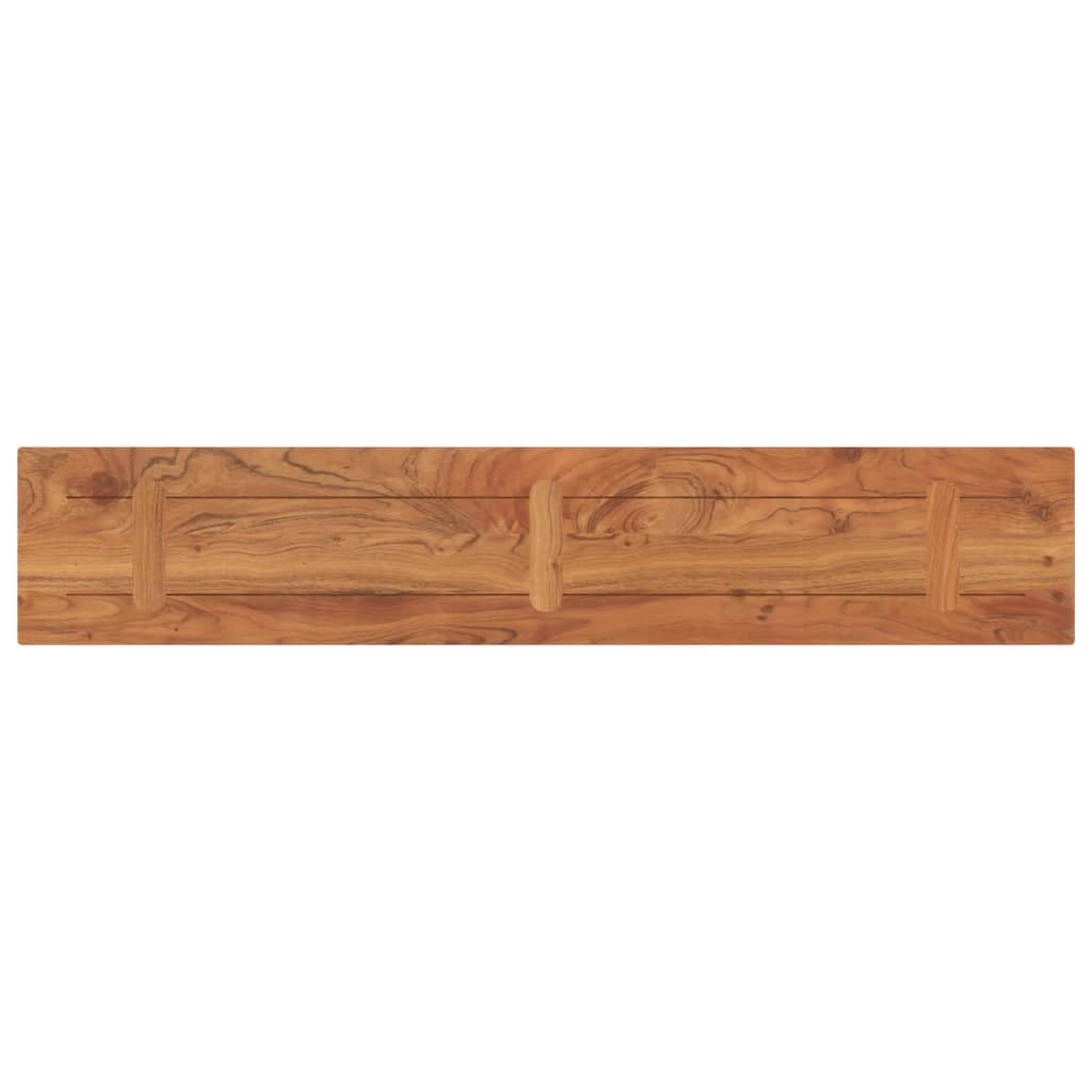 vidaXL Piano Tavolo 140x40x2,5 cm Rettangolare Legno Massello Acacia, Piano per Tavolo Rettangolare, Piano Tavolo in Legno, Piano per Tavolo da Pranzo