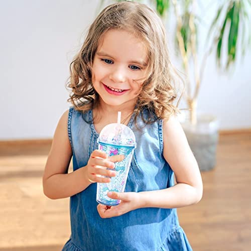 Bicchiere Trasparente Con Coperchio E Cannuccia - 450 Ml, Doppia Parete, Plastica Senza BPA, Ideale Per Viaggi - Foto 11