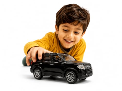 Image of Amisha Gift Gallery Scorpio N Diecast Model 1:32 Pull Back Car Toy for Boys Kids Sturdy Metal Miniature Model Toy Vehicle for Kids Realistic Design with Smooth Action Premium Collectible Toy