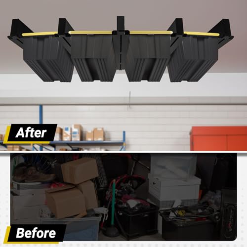 Eastrexon CEILING STORAGE RACKS 4-BIN 4-Bin Overhead Garage Storage Rack thumb #7