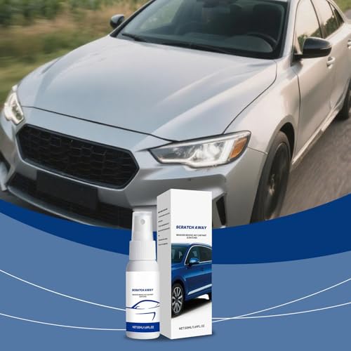 Środek do usuwania zarysowań samochodowych | 50 ml spray do szczegółów, naprawa zadrapań w pojazdach silnikowych | do szkła, metalu, śladów szlifowania, koła, przedniej szyby, zderzaka, garażu