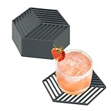 Maße 12cm x 14cm: Mit den Maßen 12cm x 14cm sind diese Untersetzer das perfekte Küche-Zubehör für jede Tasse oder Glas. Als ein Must-Have für jede erste Wohnung, sind sie auch ein großartiges Einweihungs-Geschenk.