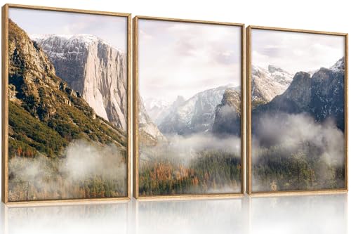 Hlniuc HAL1027PS Framed National Park Wall Art Set cover