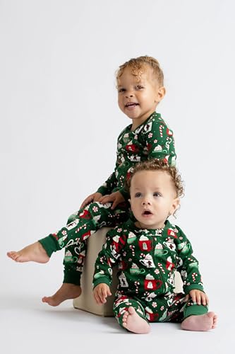 Image of MONICA + ANDY One Piece Baby Pajamas, 100% Organic Baby Clothes for Girls and Boys, Sizes For Newborn and Infant