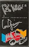 Foreigner SIGNED Agent Provocateur cassette tape COA by Lou Mick Rick Dennis