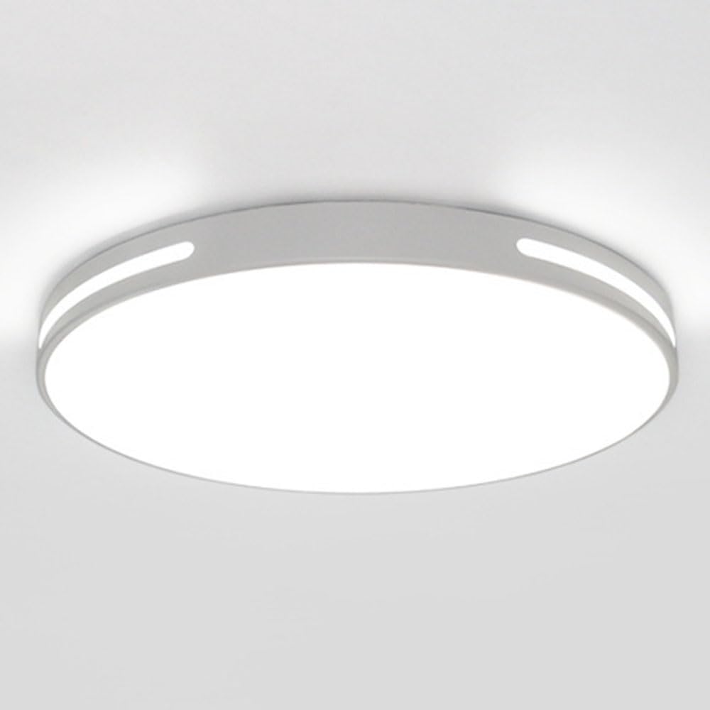 Plafonnier LED ultra fin pour plafond bas et luminaire de chambre moderne