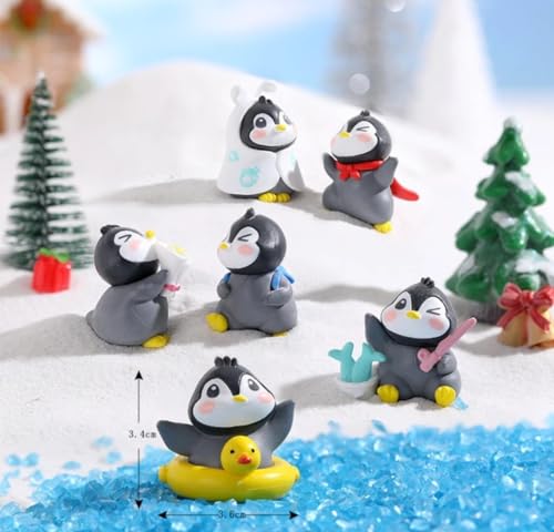 Image of VRB Dec Miniature Decor Items Set for Unique Gift,Home,Living Room,Office,Restaurant Decor,Military Showpiece,Perfect Valentine Decoration Items (Outdoor Penguin Miniature)