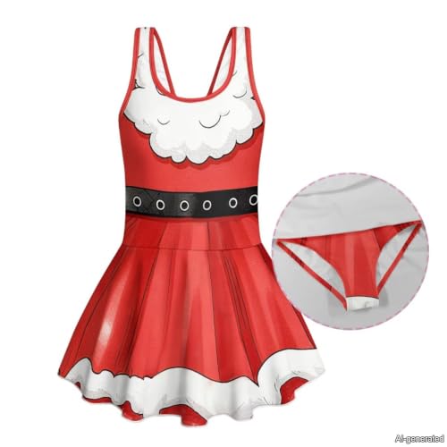 Image of KEIAHUAN Gymnastics Leotards for Girls Sleeveless Bodysuit Dance Leotards Performance Costume