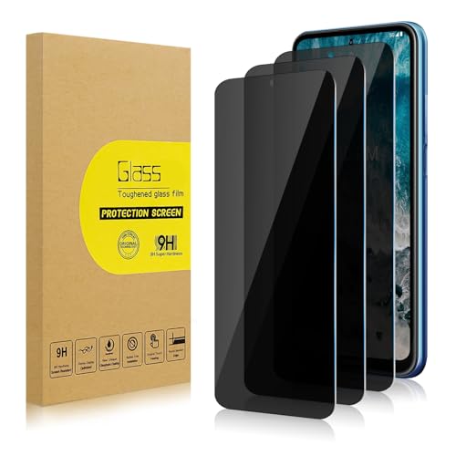 Lokyoo 3 Pack Privacy Screen Protector for Nokia X100[Anti-Spy Tempered Glass], Ultra HD, Anti-Scratch, Bubble-Free, Easy Install 9H Protective Glass for Nokia X100