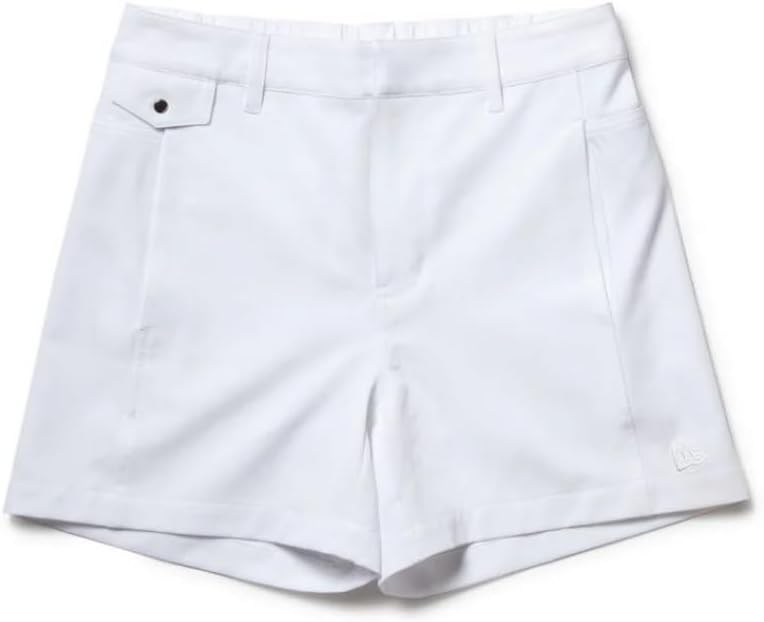 ゴルフウェア レディース ショートパンツ ホワイト ゴルフ 膝上 五分丈