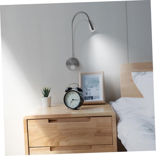 Lámpara de pared LED Mipcase luz cálida orientable para lectura en dormitorio 6