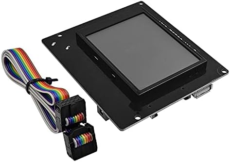 Lysee 3D Printer Parts & Accessories - 3D Printer for MKS TFT28 V4.0 Power Cut and Interrupted Material Detection 2.8-Inch Full-Color Press Sn Display - (Color: Black)