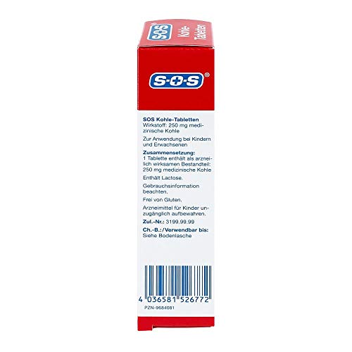 DISTRICON Sos Kohle Tabletten, 1er Pack(1 x 156 g)