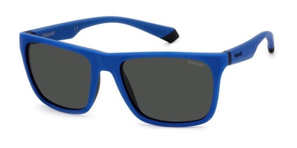 POLAROIDSUNGLASSES PLD 2141/S MATTE BLUE BLACK 57/18/140 UNISEX