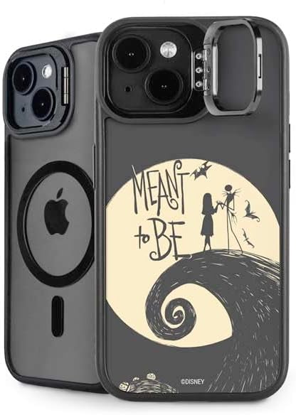 Skinit Kickstand Phone Case Compatible with iPhone 15 - Officially Licensed Disney The Nightmare Before Christmas Bad Bad Oogie Design