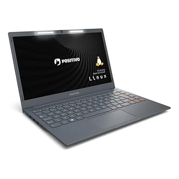 Notebook Positivo Vision C 14 Lumina BAR Celeron, 4GB 256GB eMMC, Tela 14 Polegadas HD Antirreflexo, Linux, Tecla Link – Cinza