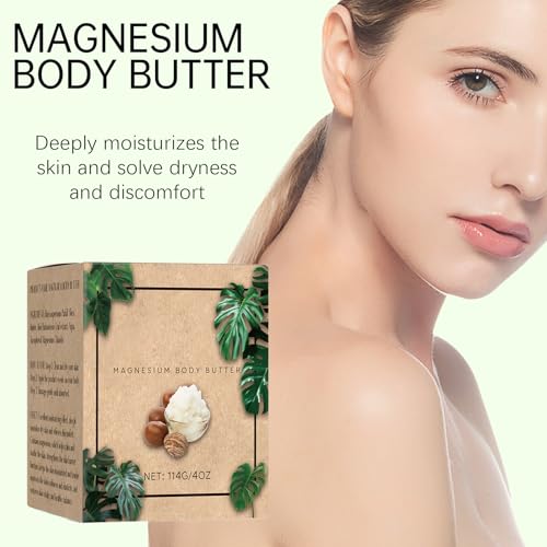 JeurLrok Mama-Bear Neuropathy Cream, Magnesium Body Butter, Magnesium Cream for Neuropathy, Deeply Moisturizes Skin, Keep Soft Smooth, Suitable for All Skin Types 1pcs