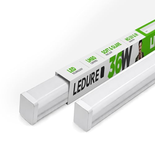 LEDURE Linear 36W LED Batten Light 4 Feet | Pack of 1| 3600 Lumen...