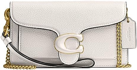 COACH womens Polished Pebble Tabby Wristlet