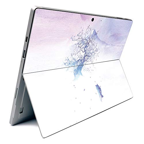 Image of MightySkins Carbon Fiber Skin for Microsoft Surface Pro 7 - Long Way to Fuji | Textured Carbon Fiber Finish | Easy to Apply, Remove, and Change Styles | Made in The USA (CF-MISURPR7-Long Way to Fuji)