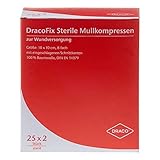 freiverkäuflich DRACOFIX PEEL Kompressen 10x10 cm steril 8fach 25X2 St