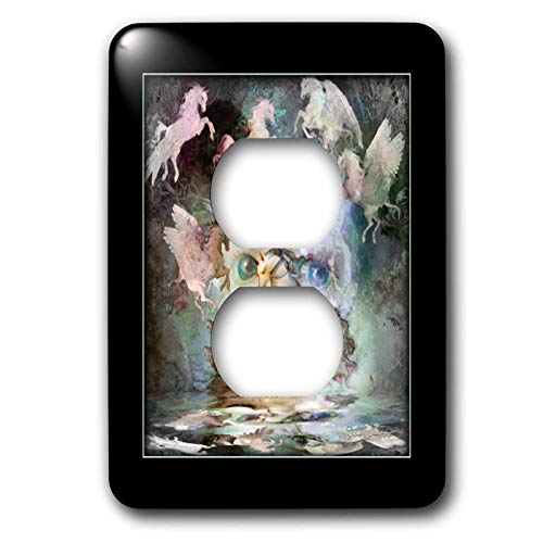 Plaque 2 prises sentiments et souvenirs 3dRose lsp_11667_6 - 2