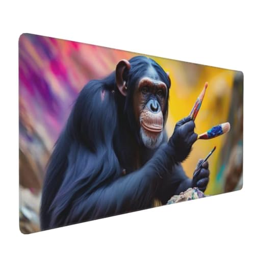 Alfombrilla ratón chimpancé de 80x40 cm para optimizar tu espacio de juego en casa D-423