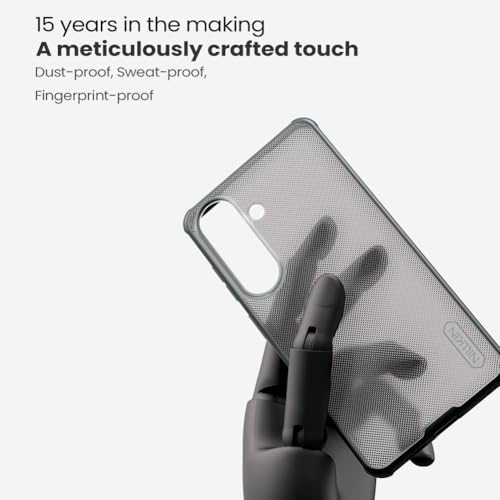 Image of Nilkin Slim Matte Series case for Samsung Galaxy S26 (S 26), Shockproof and Scratch-Resistant, Lightweight Case (Transparent Black, S26)