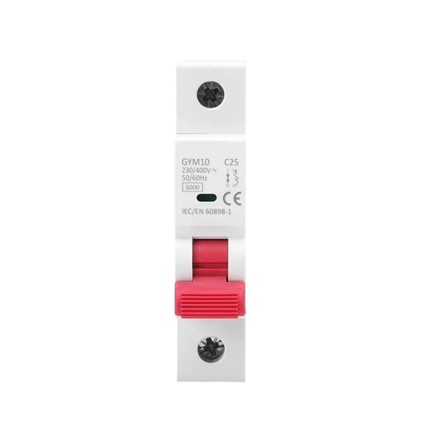 TYEXCZARF GYM10 Rail Circuit Breaker C Curve 6A 10A 16A 20A 25A 32A 40A 50A 63A 220V 6KA(63A)