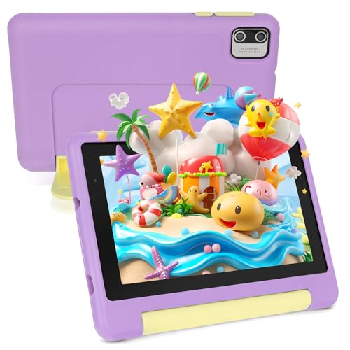 MUISOO Tablette pour Enfants, Tablette 7 Pouces pour Enfants, 8 Go de RAM + 64 Go de ROM,...