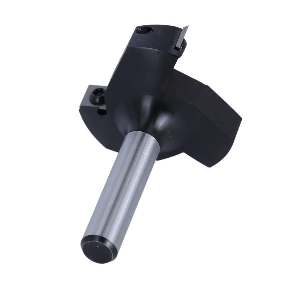 1 pz 8mm Gambo sostituibile Lama piallatura Faccia Fresa Inserto Stile spoilboard Punte del Router for affioramento CNC for Legno (Size : Single Bit)