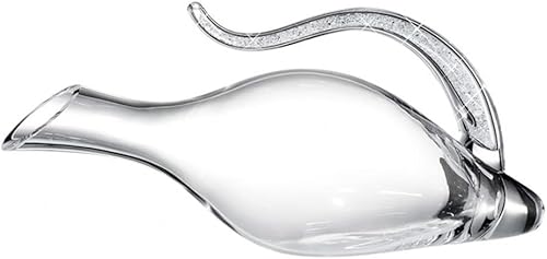 Miniatura 5 de ZLXDP - Decantador de vino tinto hecho a mano con diamantes de cristal antigoteo caja de regalo