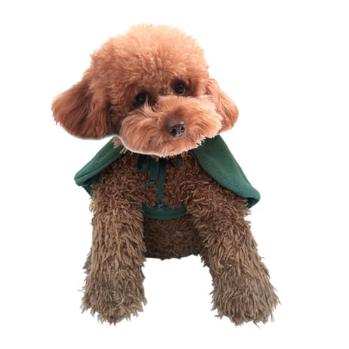 Disfraz para perro Capa árbol de Navidad M Verde miniatura 6