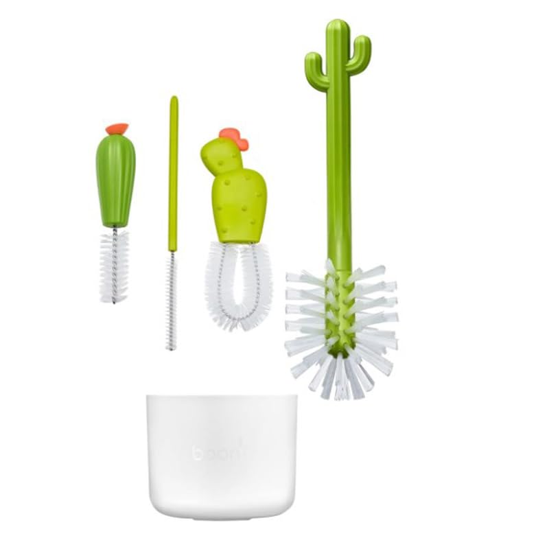 Replacement Baby Bottle Brushes - Includes Bottle Cleaner Brush, Straw Cleaner Brush, Nipple Brush and Detail Brush for Baby Bottles - Newborn