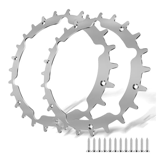 Mähroboter Spikes für Gardena Sileno City 250 + 500 + Life aufwendig entgratet 12 x Edelstahlschrauben Spikes für Zubehör Off Wheel Räder Traktionsverbesserung für Mähroboter Außendurchmesser 212mm