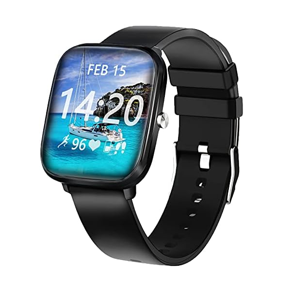 Smart Watch, HuaWise Smart Watch for Android Phones and iOS, HD Touch Smartwatch Waterproof Fitness Tracker Watch with…