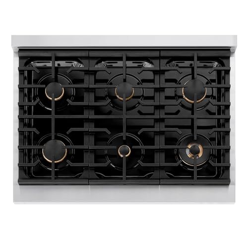 Z Line Kitchen And Bath SGRZ-36-CB Zline Autograph Edition 36 Inch 5.2 Cu. Ft. Paramount Gas Range thumb #3