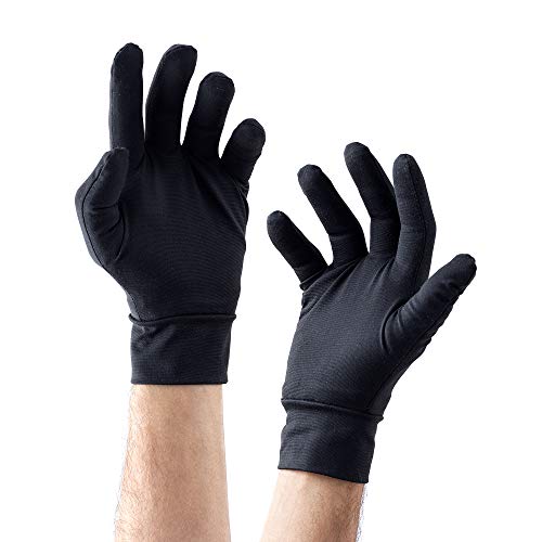 Gloves Washable for Men or Women Black (Women) One Pair of gloves Eco-Friendly Reusable Black Gloves