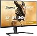 Produktbild iiyama G-Master Gold Phoenix GB3290QSU-B1 80cm, 31,5" IPS LED 240Hz Gaming Monitor QHD HDMI DP USB3.2 USB-C 1ms FreeSync Premium HDR Höhenverstellung Pivot schwarz