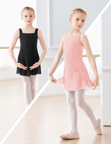 High Neck Ballet Leotards Lace Dance Costume for Toddler, Little/Big Girls, Little/Big Kids4