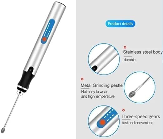 Tissue Grinder Portable Tissue Grinder Cell Sample Grinder with 3 Gears Adjustable for Plant Tissues Animal Tissues Cell Samples Crusher Speed Range 5000/10000/18000rpm