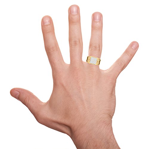 PC Jeweller The Sihaam 18KT Yellow Gold & Diamond Rings - Image 4